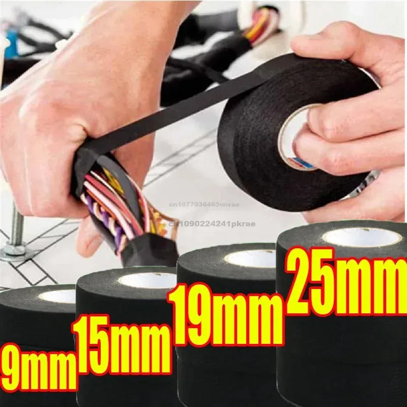 

Electrical Insulating Tape Fabric Adhesive Tape Automotive Cloth Tape Sound Absorbing Tapes Heat Waterproof Resistance