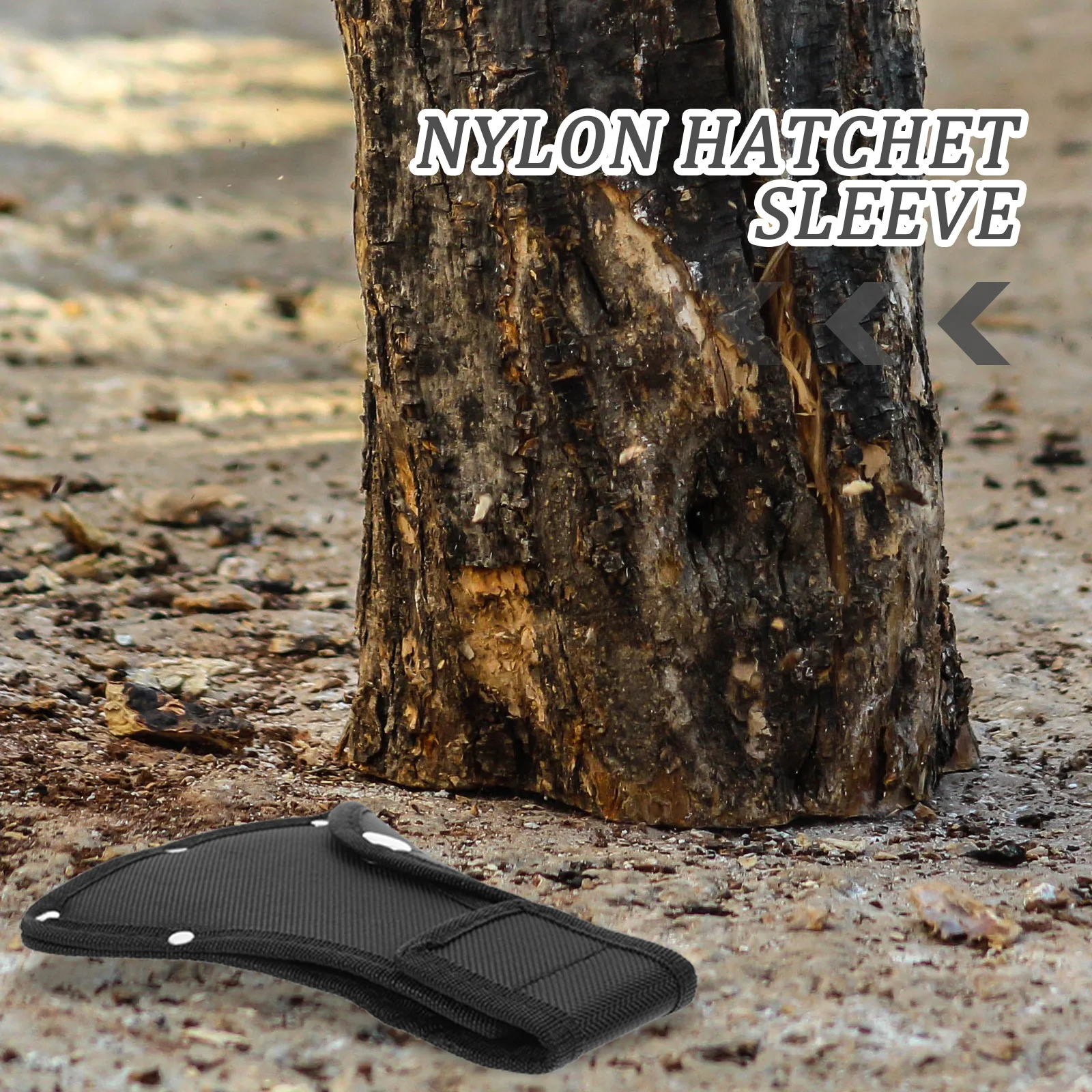 

Outdoor Axe Protective Sleeve Nylon Hatchet Cover Portable Axe Head Protector Camping Hatchet Sheath Safety Case
