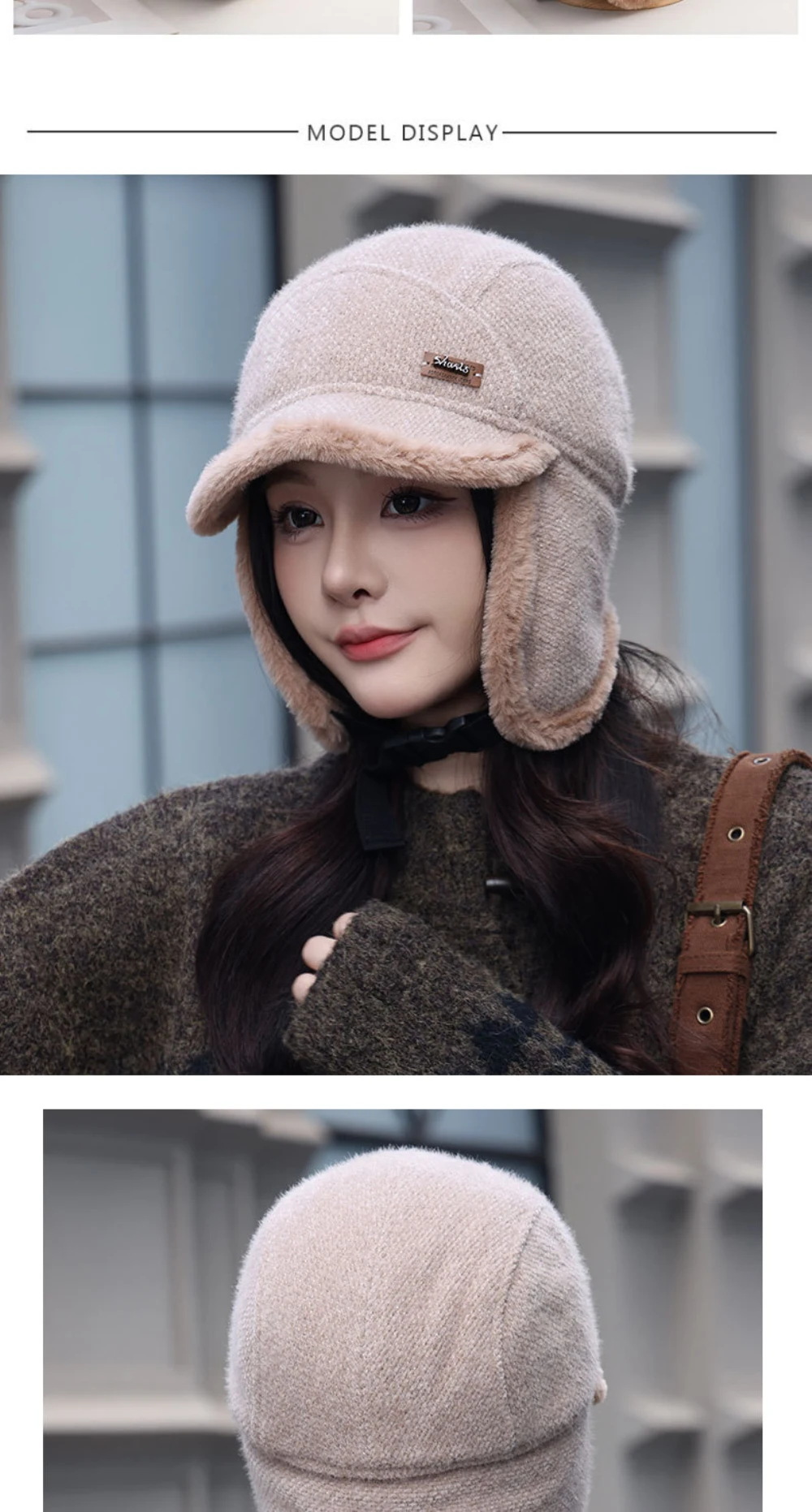 HT5022 Russische Hut Neue Dicke Warme Winter Htas für Männer Frauen Fleece Gefüttert Reit Hut Männlich Weiblich Schnee Ski Earflap Cap Bomber Hut – Detail 2