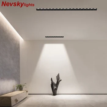 LED 마그네틱 트랙 선형 조명, 알루미늄 합금 소재, 메인 라이트 없음, 천장 램프, S20, DC48V, 12W