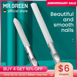 MR.GREEN Double Sided Nail Files Stainless Steel Manicure Pedicure Grooming For Professional Finger Toe Nail Care Tools