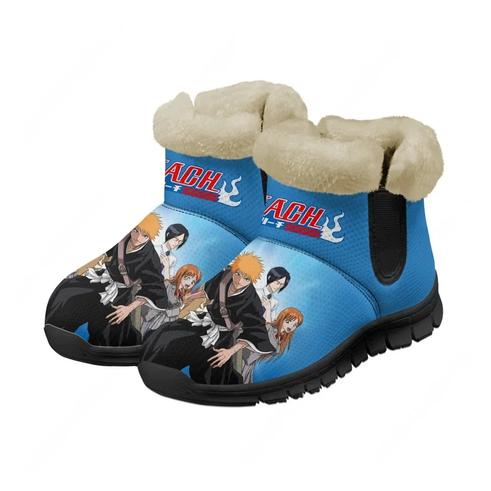 

B-BLEACH Snow Boots Mens Womens Teenager Shoes Keep Warm High Quality Casual Lightweight Couple Sports Custom Sneakers