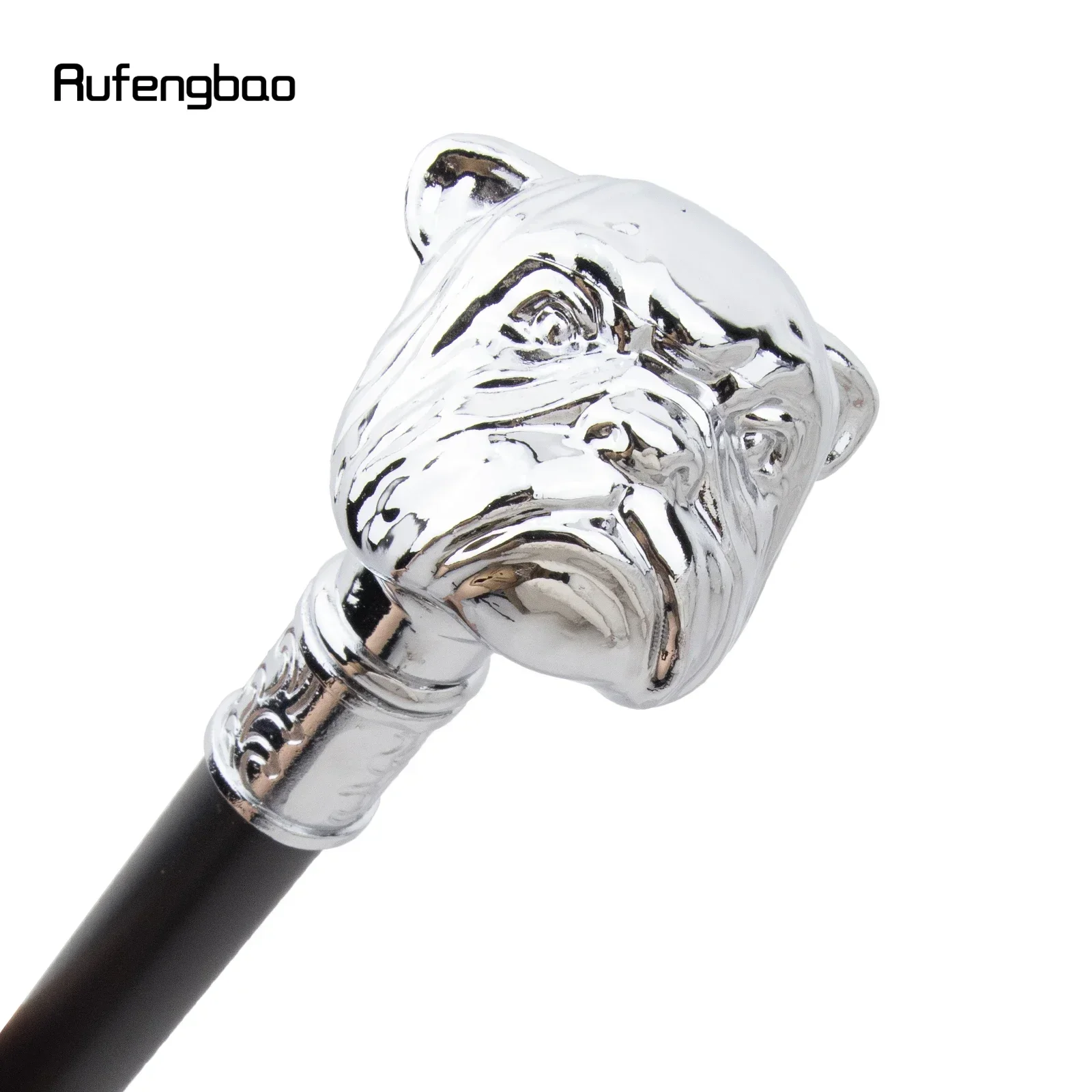 الأبيض اللحية الكلب جرو البكينيز عصا للمشي موضة ديكور عصا للمشي شهم أنيقة تأثيري قصب مقبض Crosier 92 سنتيمتر #3