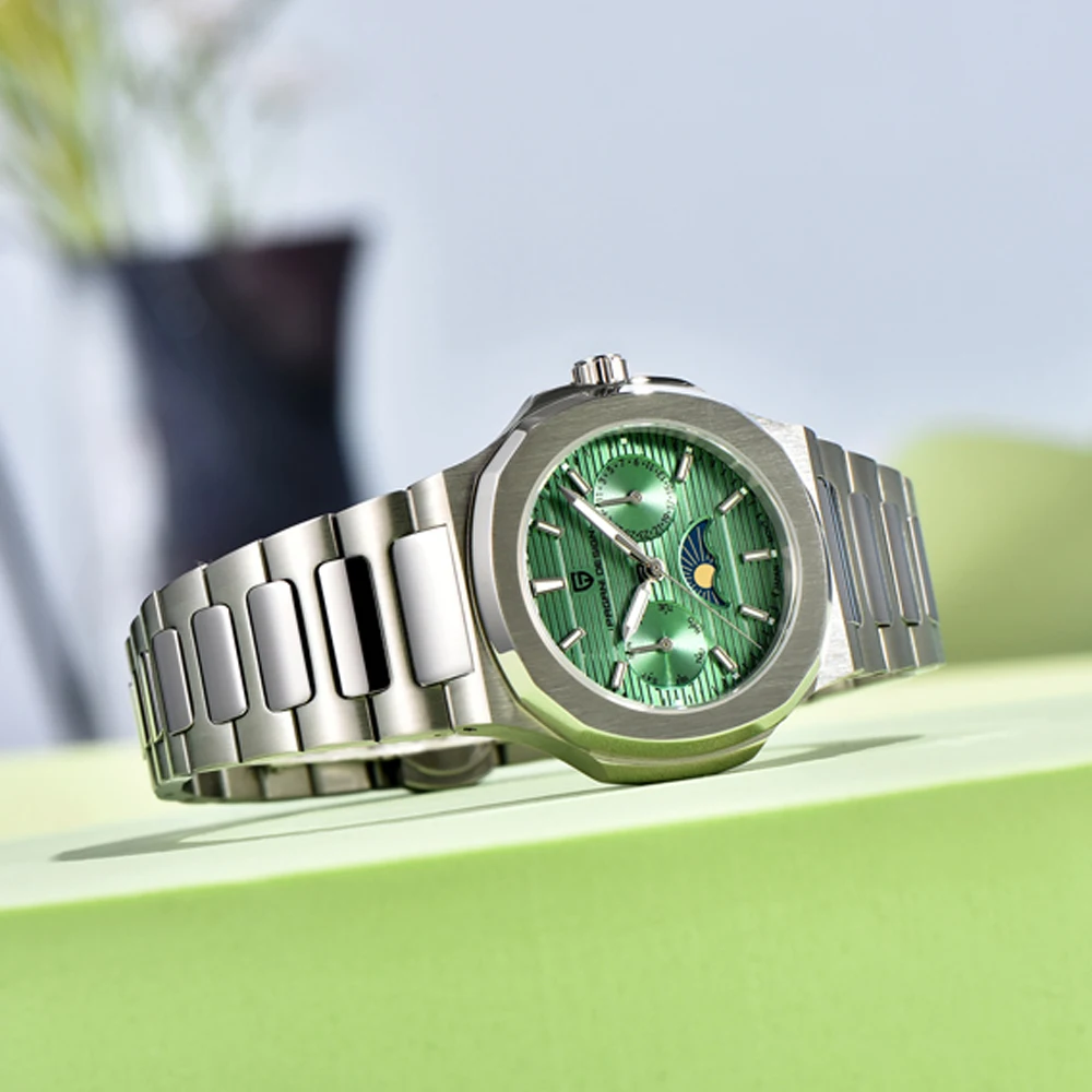 PAGANI DESIGN montres basses de luxe femmes montre à Quartz pour femmes verre saphir lumineux en acier inoxydable chronographe étanche