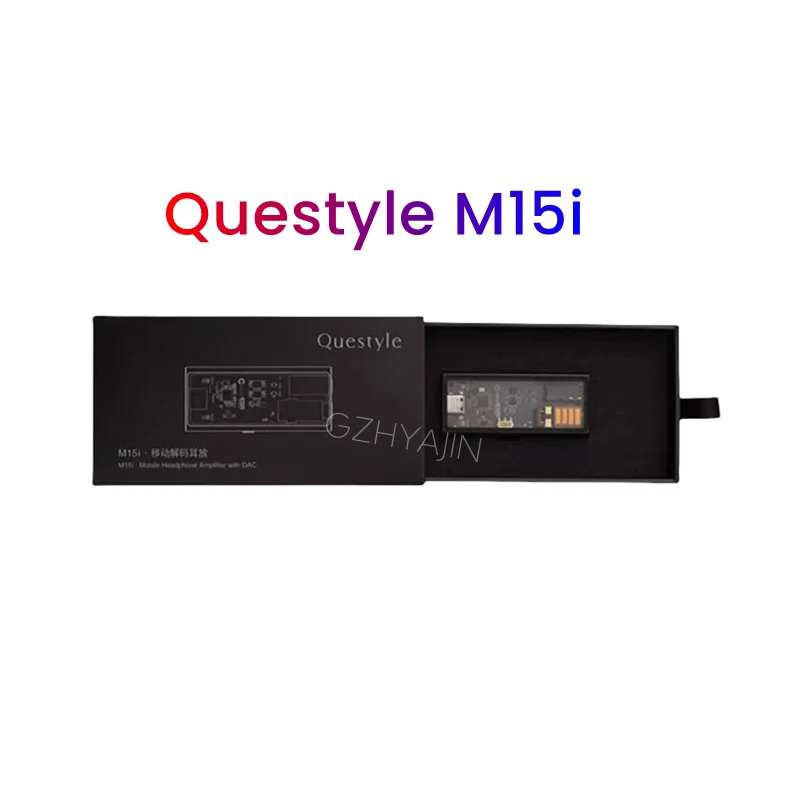 

Latest Questyle M15 M15i Portable Dongle DAC/Headphone Amplifier Dual Headphone Output Ports (3.5mm Single-Ended+4.4mm balanced)