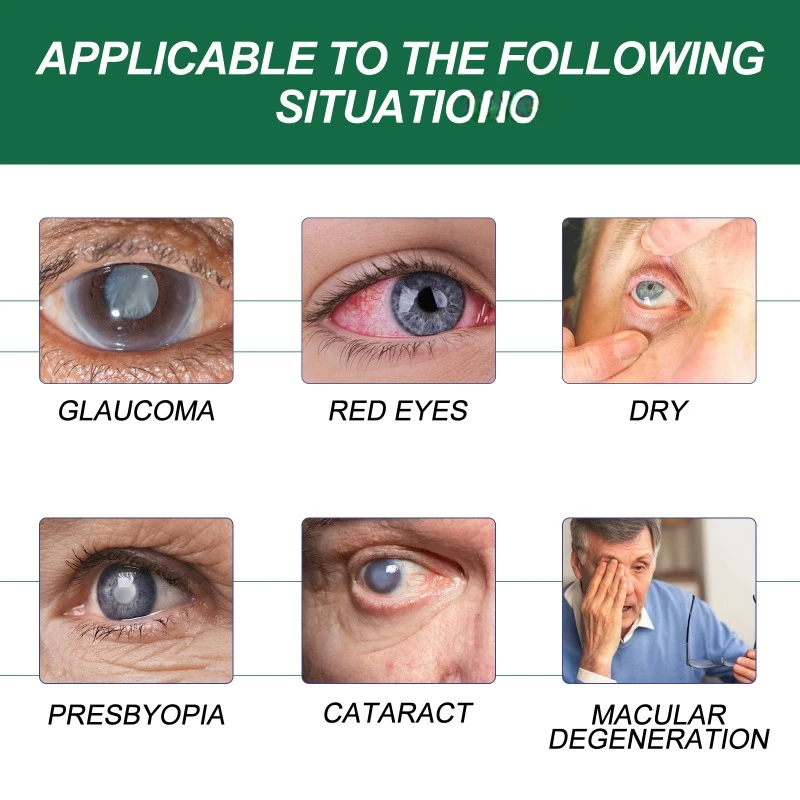 Presbyopia Eye Drops Relieve fatigue Red Eyes dryness itch soreness swollen staying up late eyes blurred Enhance Vision eye care