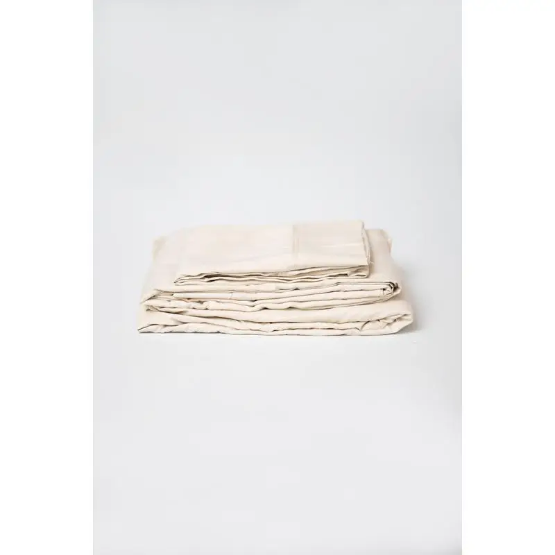 

4-Piece Cream Microplush & Bamboo Flex Head Queen Hypoallergenic Sheet Set for Ultimate Comfort