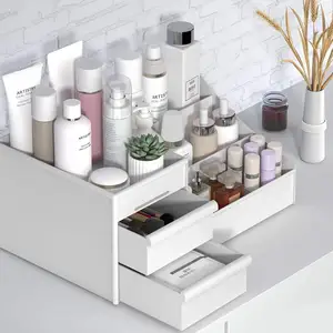 Desktop -Speicherboxen für Kosmetika, Make -up -Organizer, Bank, Hautlotionen, Lippenstifte, Emaille, Pinsel, Parfüm 8 Hauptverkaufs -Parfümunterstützung - №4