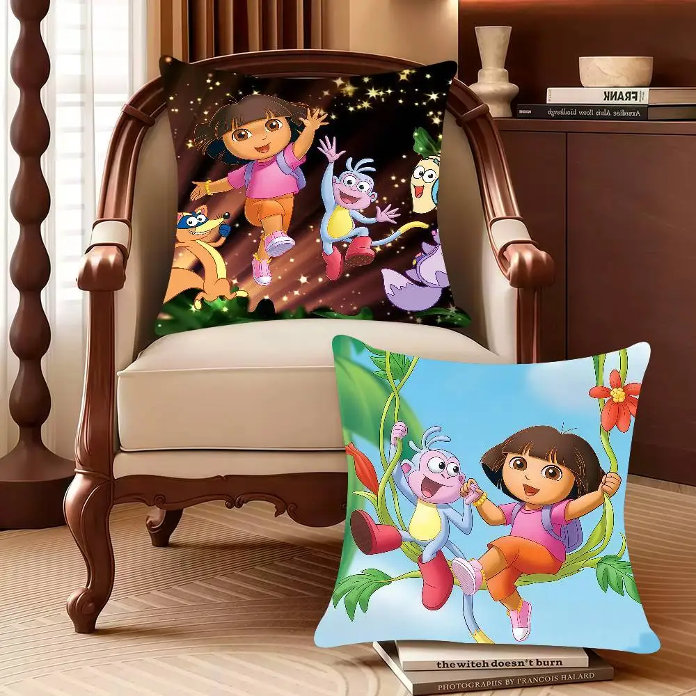 

bilibili D-DoraS the E-Explorer Pillow Case Decor Protective Covers Comfortable soft for Sofa Living Room Home office