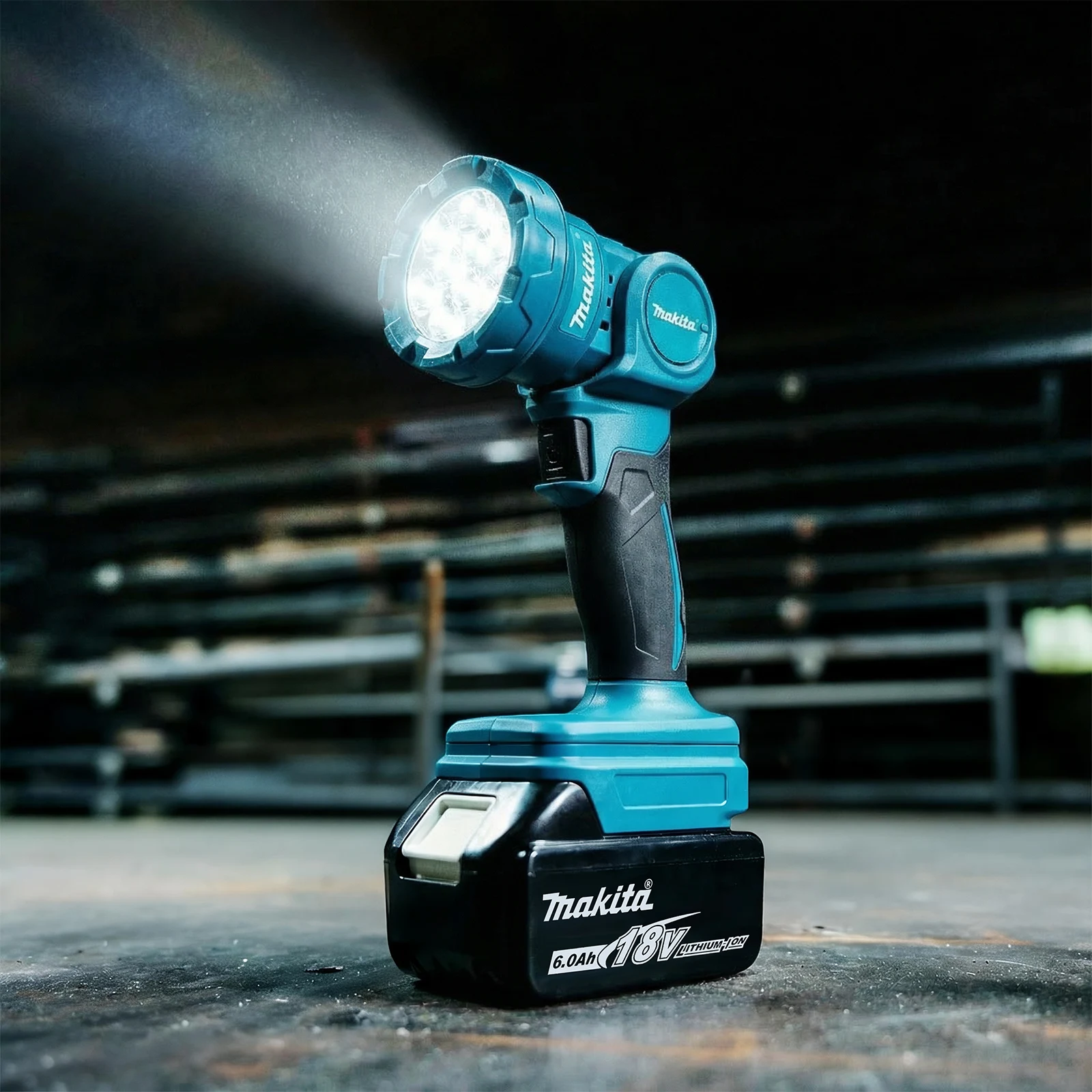 Makita ML815 Cordless LED Work Light Foldable Spotlight Portable Flashlight Outdoor Camping Jobsite Inspection Emergency Lamp