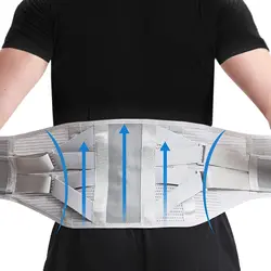 Lower Back Pain Relief Belt, cinta traseira com almofadas lombares para ciática, escoliose, hérnia de disco, homens e mulheres