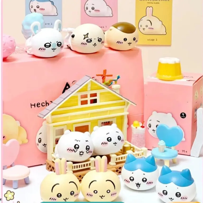 

New Blind Box Chiikawa Figure Usagi Model Hachiware Action Figures Collection Desktop Ornament Suprise Box Kids Birthday Gifts