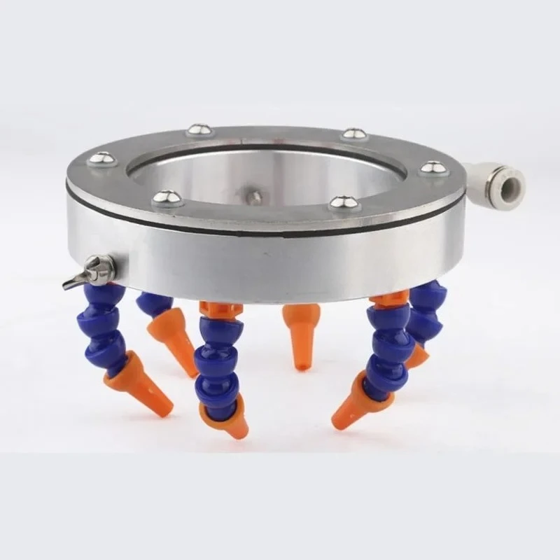 

62-150mm Coolant Spray Ring Water Oil Cooling Hose Nozzle For CNC Router Spindle Motor