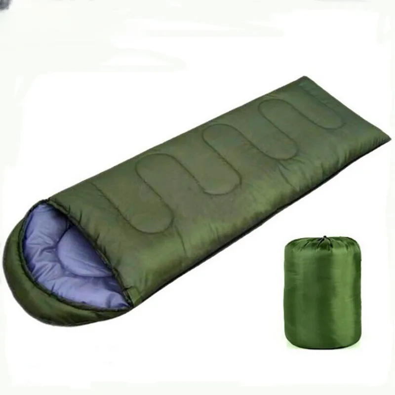 Warm Sleeping Bag Single Travel & Outdoor Envelope Sleeping Bag Thickened Portable Adult Camping Camping Emergency Sleeping Bag