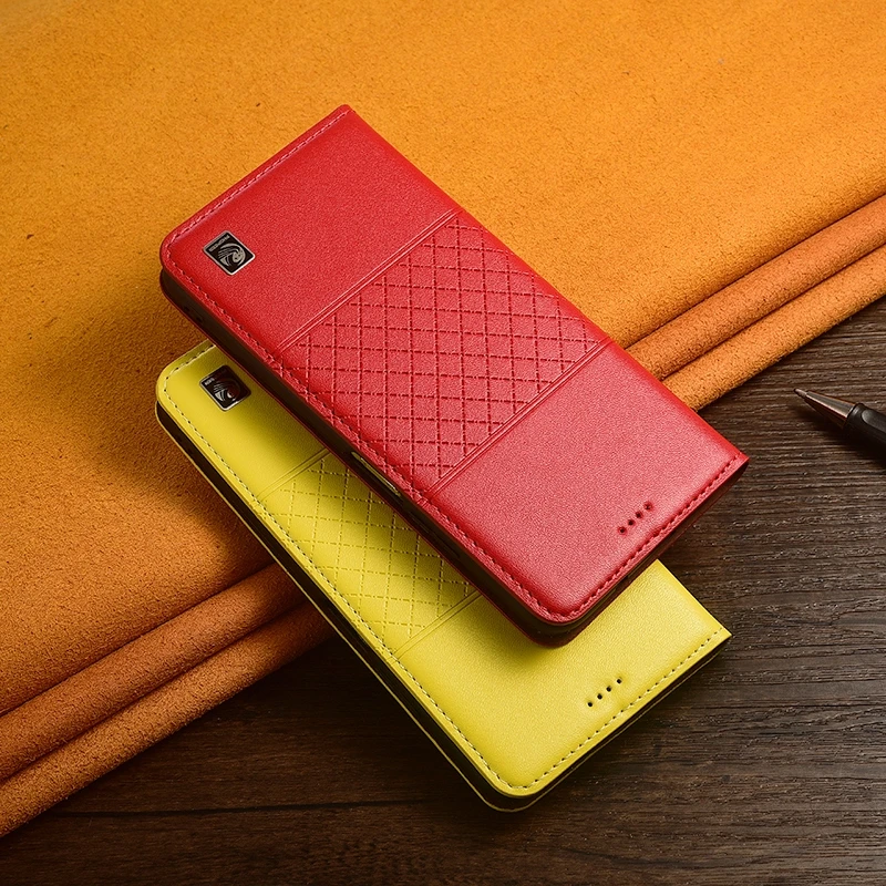 Xiaomi Redmi Note 10、10s、9、9s、9T、8、8T、8 Pro Max Lite用 ナッパ本革製 磁気フリップカバー ウォレットケース