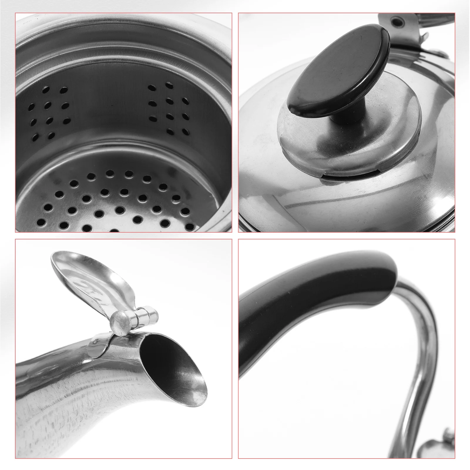 

Stainless Steel Whistling Kettle Large Capacity Anti-Scalding Automatic Alarm Water Boiler For Home Kitchen Stovetop