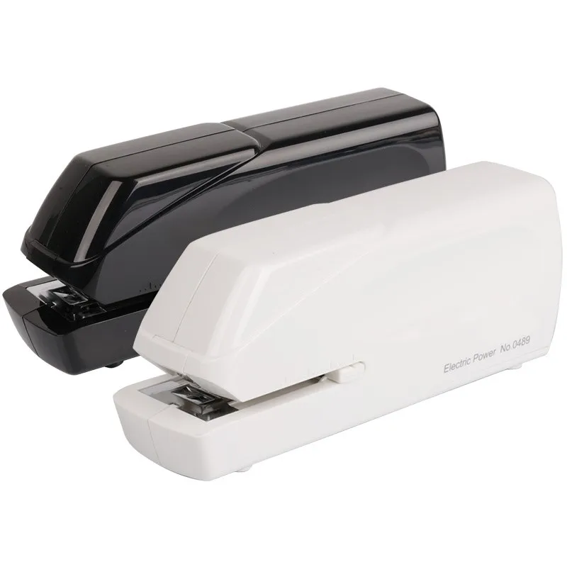 0489 Automatic High Quality Desktop Electric Stapler School Office Stapler Book Sewer use 24/6 Staples