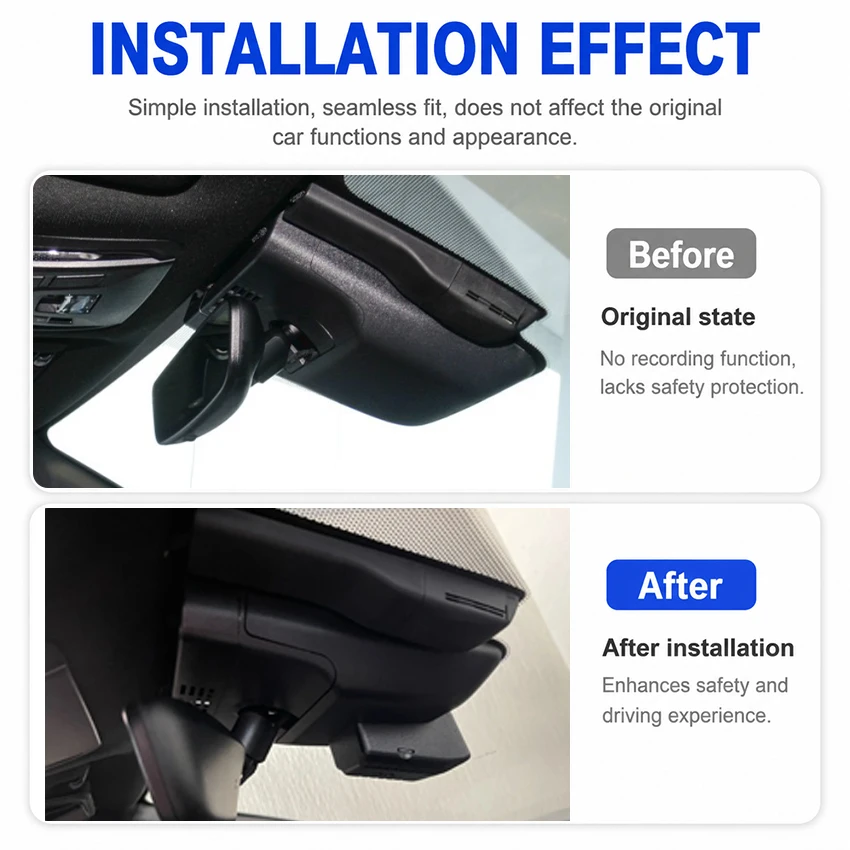 Plug and Play 4K Dash Cam For Toyota BZ4X 2022-2026 for Car Camera Recorder Dashcam WIFI Car Dvr Recording Devices Accessories