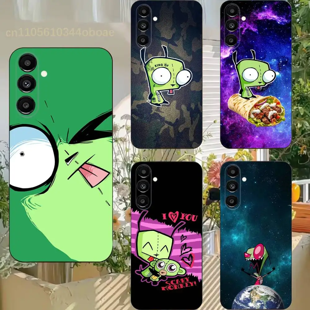 

I-Invader Zim Gir Phone Case For Samsung S25,24,21,22,23,20,S30,Ultra,Plus,Fe,Lite,Note,5G Black Soft