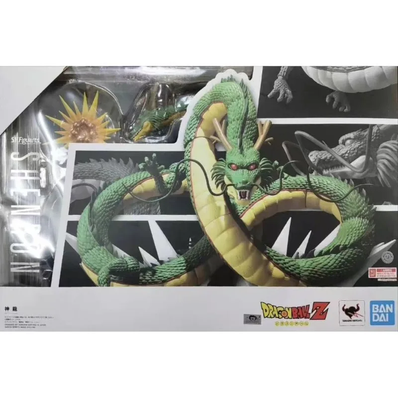 

В наличии оригинальный конструктор Bandai Dragon Ball Z SHF Шенрон, коллекционная фигурка аниме-персонажа, готовая модель, игрушка для мальчиков, подарок на день рождения