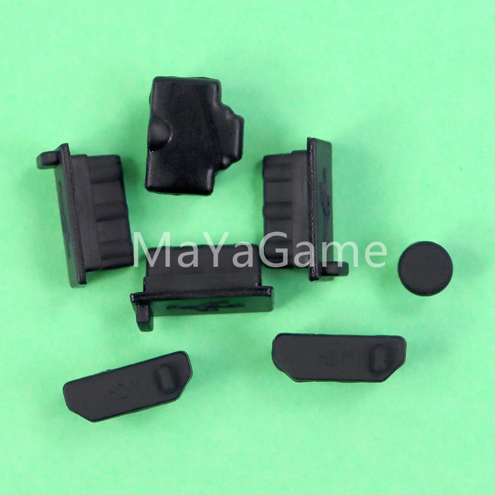 10 комплектов для игровой консоли Xbox One X XBOXONE S, силиконовые комплекты пылезащитных упаковок «сделай сам», предотвращающий чехол, сетчатый разъем, пробка