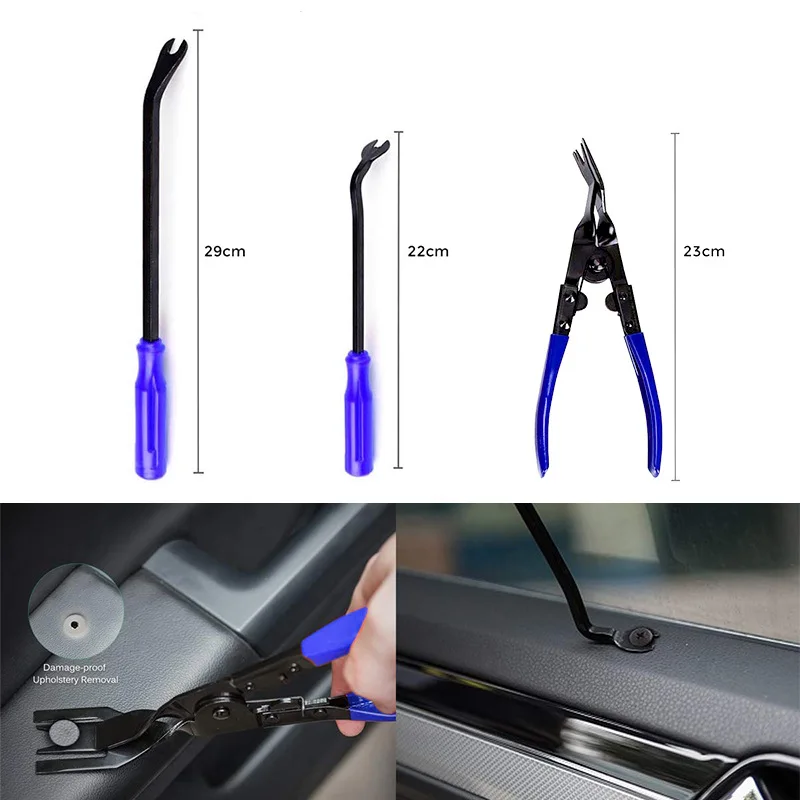 Auto Trim Clip Removal Pliers Door Panel Nail Lifter For Car Door Panel Fascia Dash Upholstery Remover Tool Auto Car Repair Tool