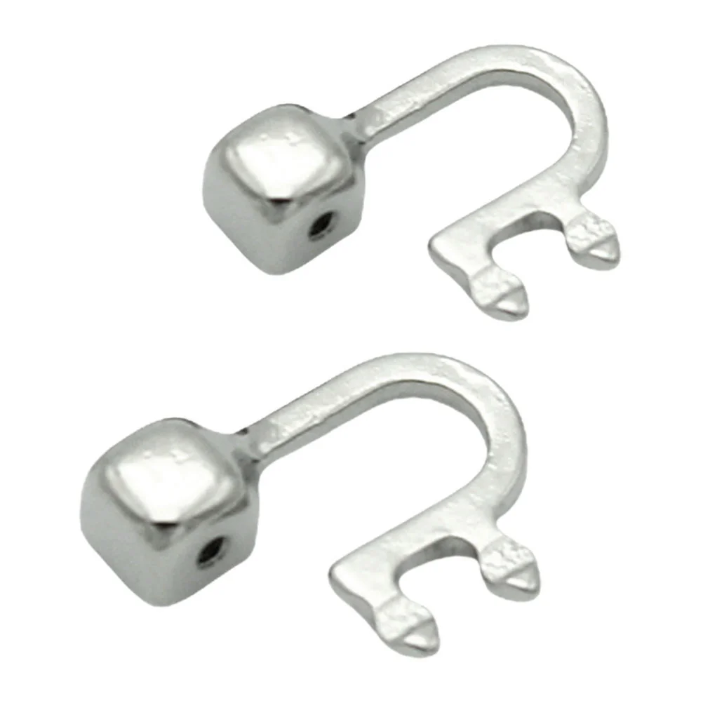 Staffa per nasello inseribile in metallo per occhiali Parti di riparazione per occhiali Supporto in argento Anti confortevole Vestibilità vari