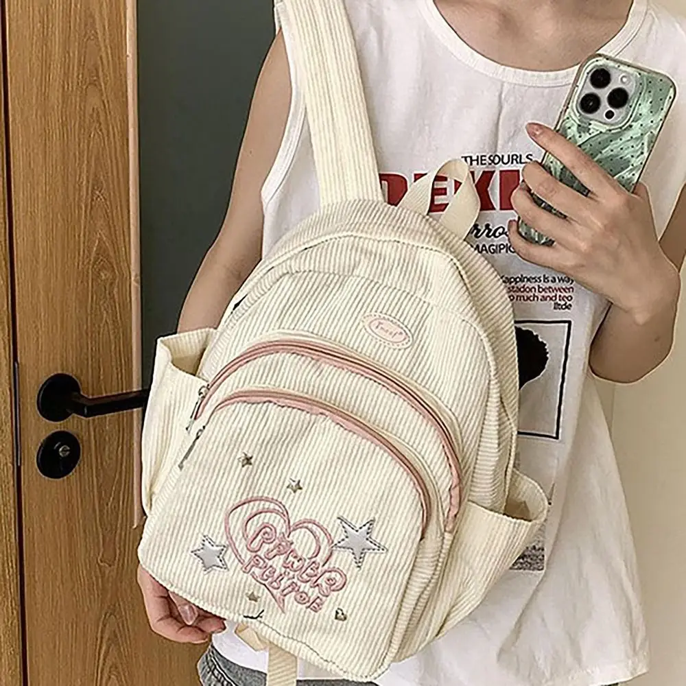 حقيبة مدرسية لطيفة ذات سعة كبيرة، وسادة ظهر قابلة للتنفس، حقيبة ظهر متينة، سروال قصير بحزام قابل للتعديل، حقيبة كتف