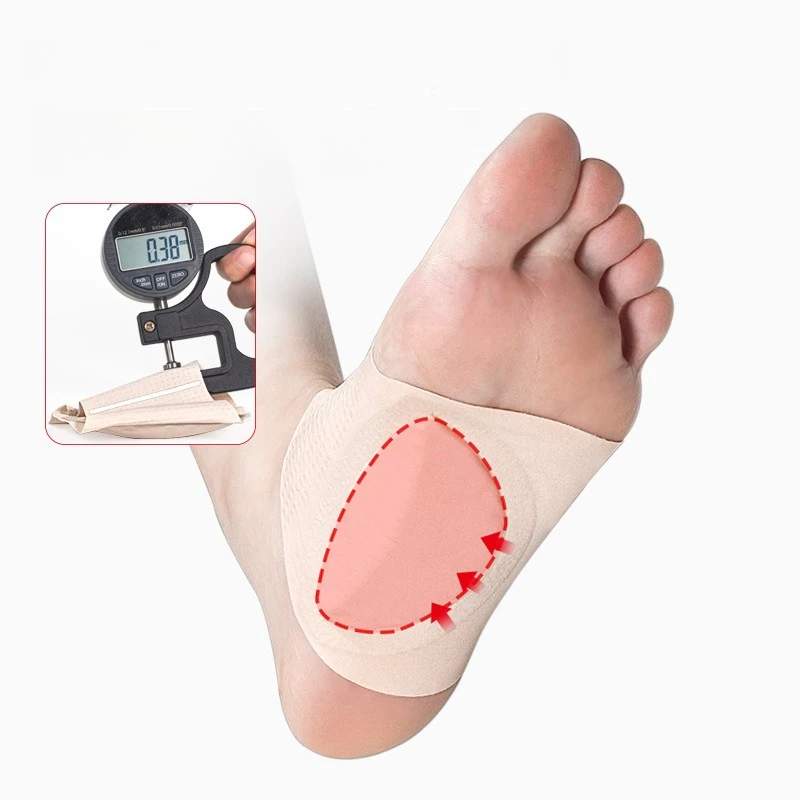 2pc Thick Arch Support Insole Orthotic Insole for Flat Foot High Arch Foot Varus Collapse Correction Insole