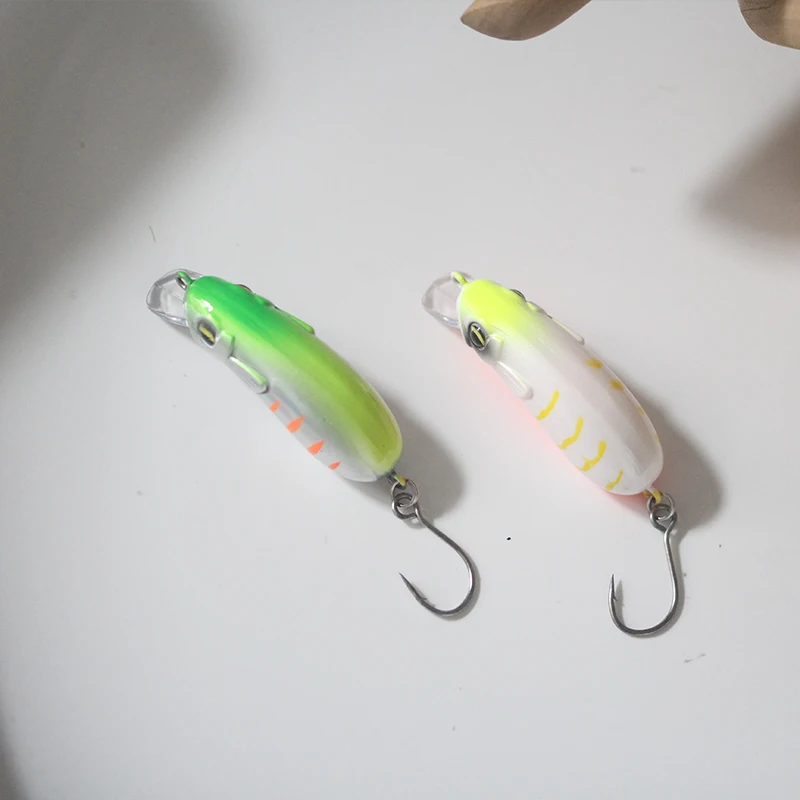 1Pc CC40 CC35 Micromatter Langsam Sinkende Minnow Angeln Locken 4,3g 45mm Niedrigen Schwerpunkt Stille System künstliche Gefälschte Köder – Detail 14