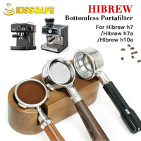 Coffee Bottomless Portafilter 58MM Stainless Steel 3 Ear Filter Holder For Hibrew h10a h7 h7a Espresso Accessories Barista Tools