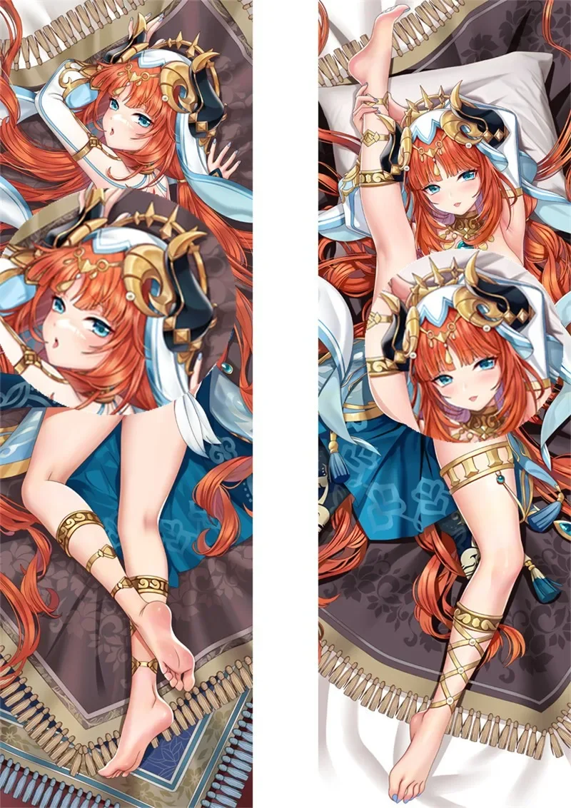 

Игра Genshin Impact Nilou Косплей Dakimakura наволочка обнимающее тело аксессуары с героями мультфильмов подарочная начинка не входит в комплект