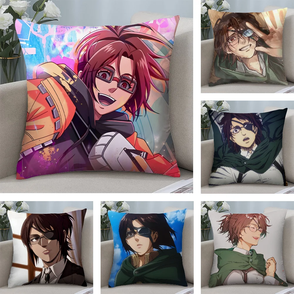 H-Hange Zoe Anime Girl Pillow Case Short Plush Pillow Covers Sofa Decorative Gift Home Double-sided Printing Cushion Cover