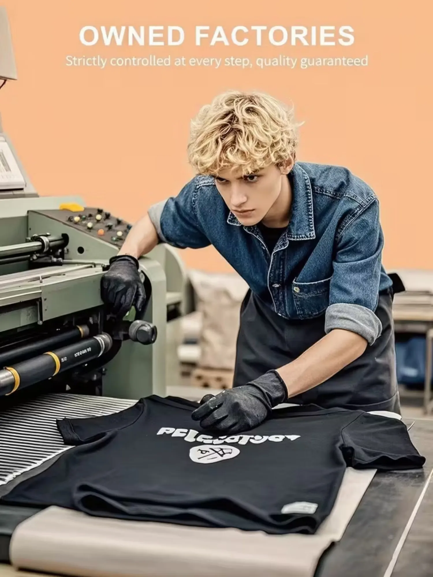 Men's Patriotic American Flag Printed T-Shirt in New Tab