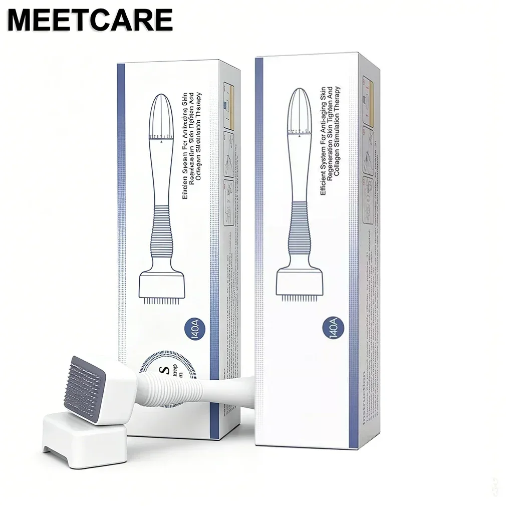 0,2mm Derma Stamp Roller DRS140A&140A mit Einstellbarer Nadellänge 140 Nadeln Mikronadel Derma Pen Rolling Dermastamp für Schönheit und Hautpflege – Detail 1