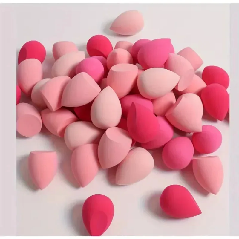 Conjunto de esponja de maquiagem macia de 4/8 peças - Beauty Egg & Powder Puff para base, mistura cosmética e maquiagem diária