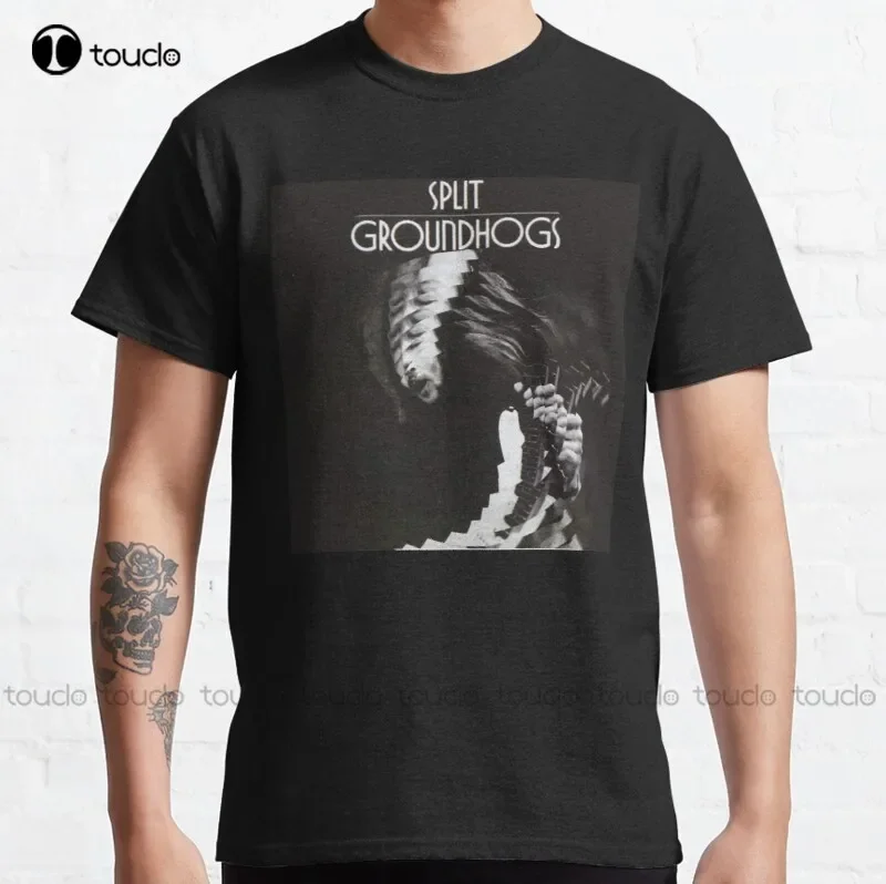 New Groundhogs-Split-1971 Classic T-Shirt Cotton Tee Shirt S-5Xl T Shirt football mom shirt Unisex