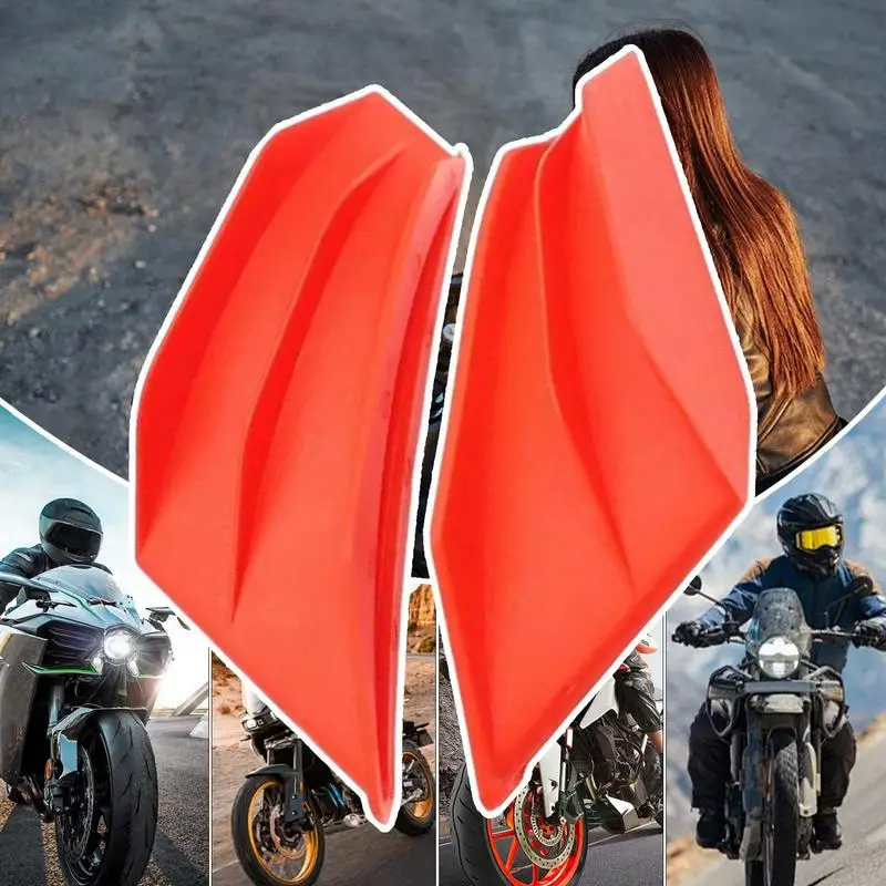 Sayap aerodinamis Spoiler sayap sepeda motor Winglet Fairing sepeda motor Winglet aerodinamis untuk sepeda motor