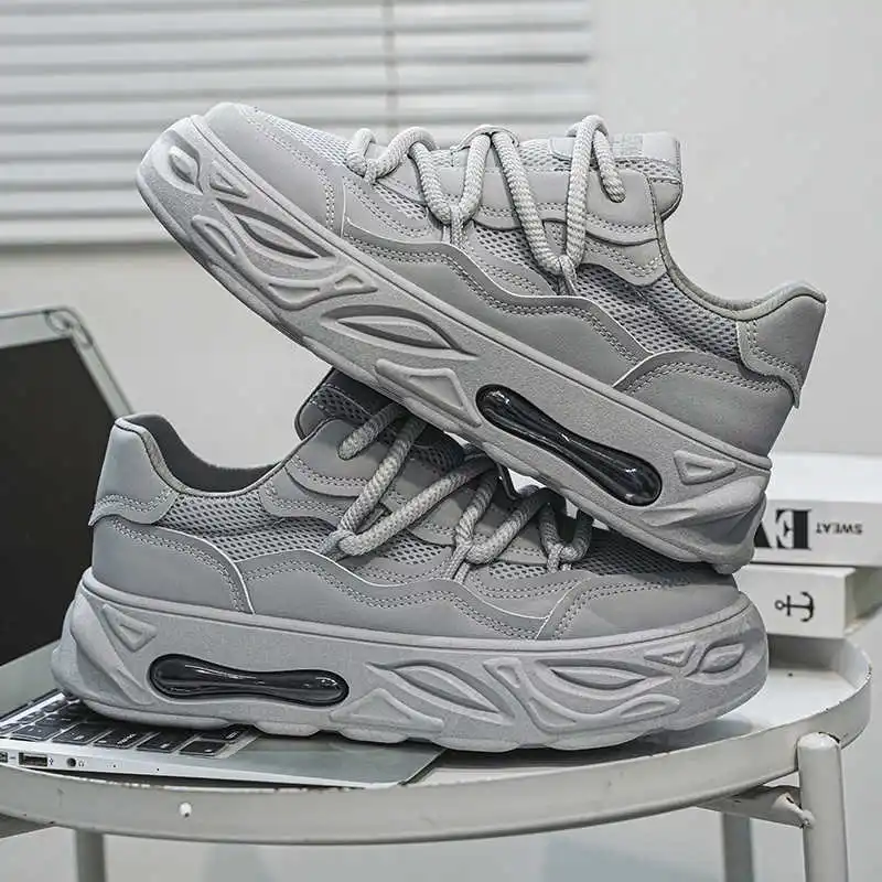 Appearance Increases With Ties Sneakers For Men 36 Size Boots Models Men High Top Shoes Sports Gym Nice Model Portable News