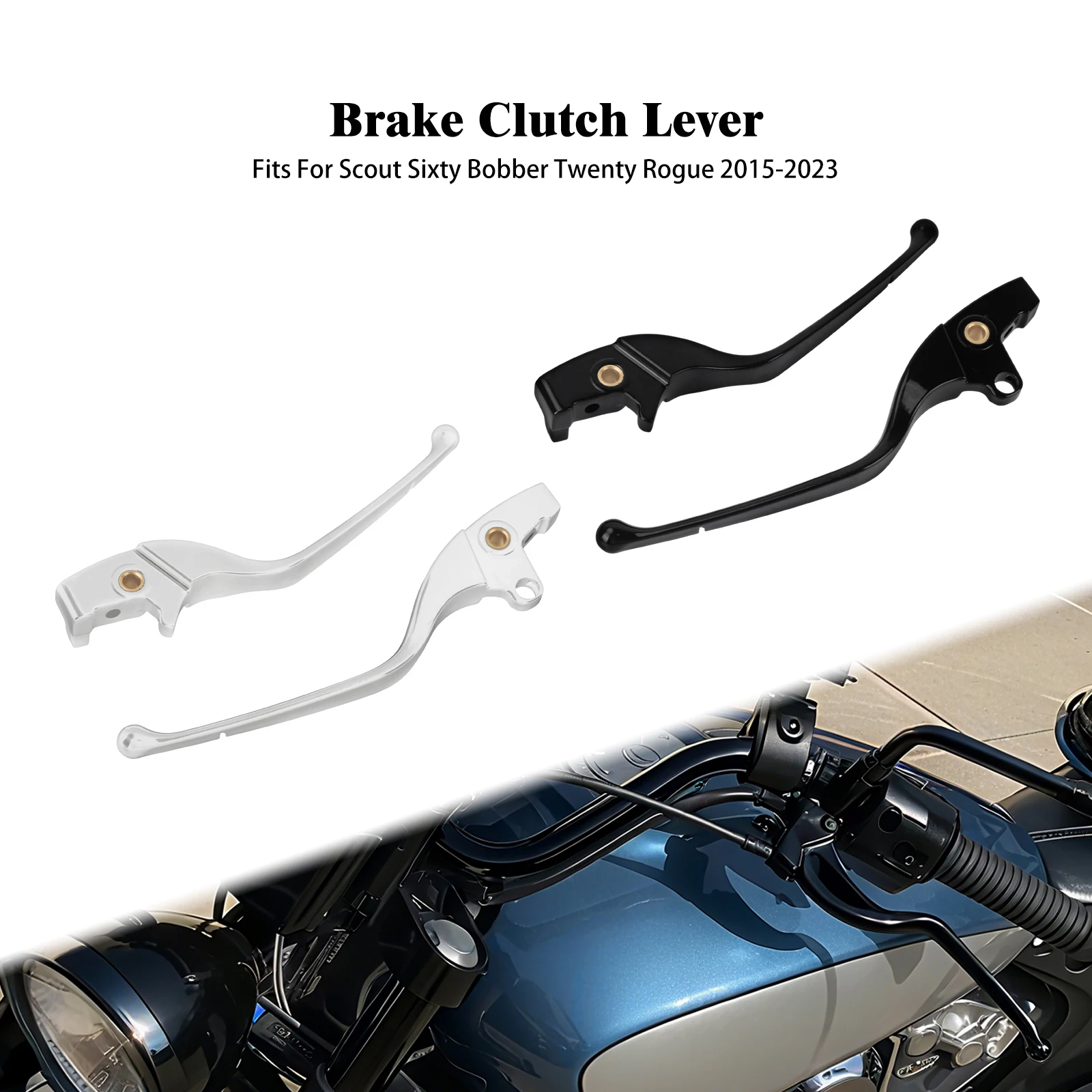 

Motorcycle Brake Clutch Lever Aluminum Hand Control For Indian Scout Sixty 2015-2023 Scout Bobber Sixty Twenty Rogue 2018-2023
