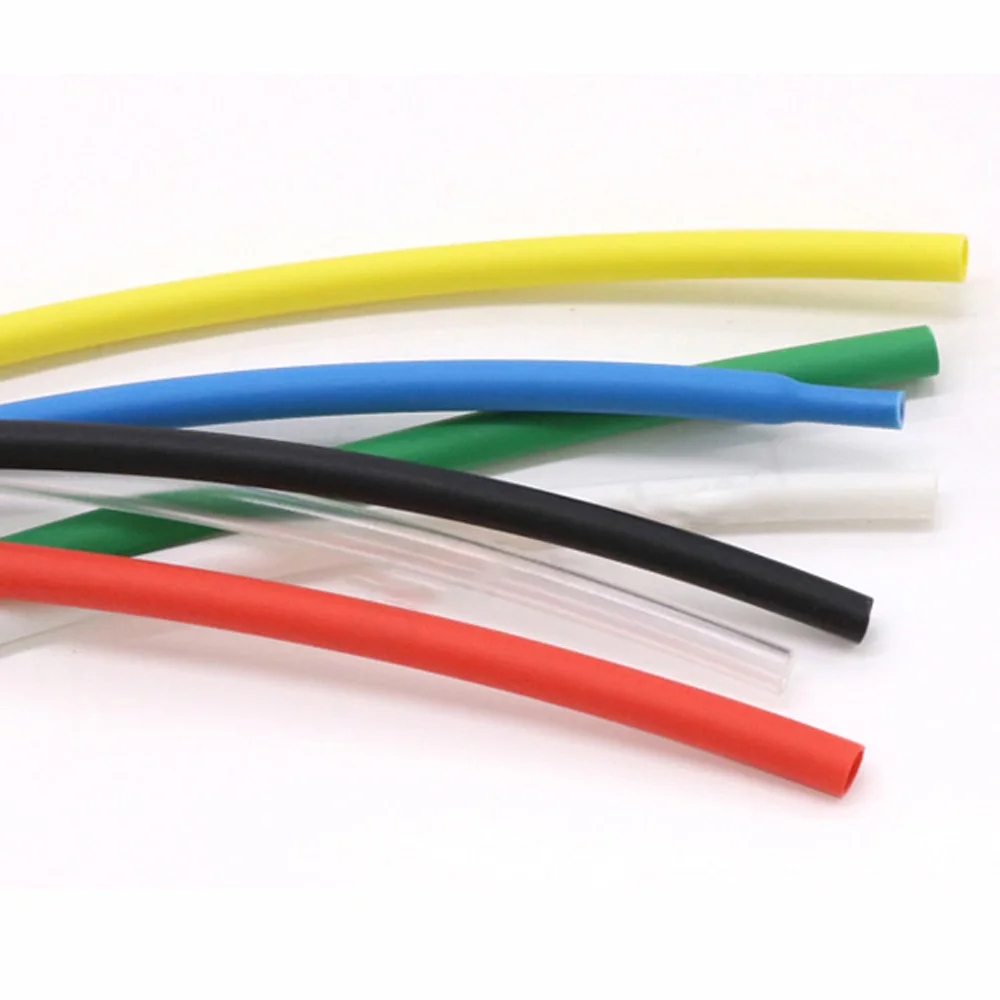 5M 10M φ1.6mm Multi-Color Dual Wall Heat Shrink Tube Thick Glue 3:1 Ratio Shrinkable Tube Adhesive Lined Wrap Wire Kit