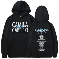 Singer Camila Cabello C XOXO New Album Hoodie Men Women Retro Harajuku Oversized Sweatshirt Fashion Pullover Hoodies Streetwear