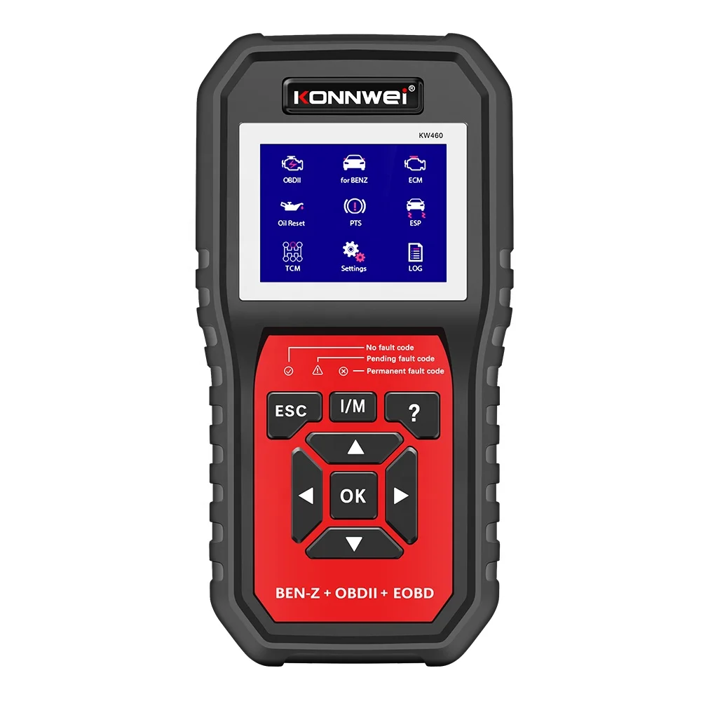 

KONNWEI KW460 OBD2 Automotive Scanner Car Diagnostic Tool Support for Benz Full System Scanner