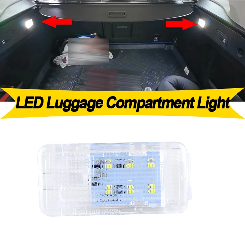 

1PC For Dacia Duster Sandero Logan 1 2 Lodgy Dokker For Smart Fortwo C453 W453 LED Interior Trunk Luggage Compartment Light