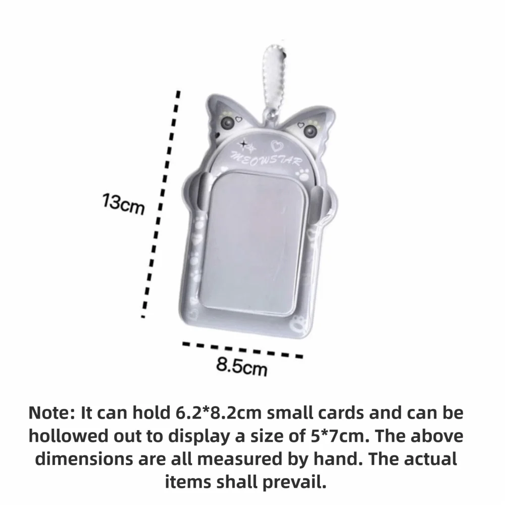 أزياء 3 بوصة Kpop Photocard حامل سماعة فراشة صورة عرض بطاقة حامل PVC بطاقات التخزين كم #5