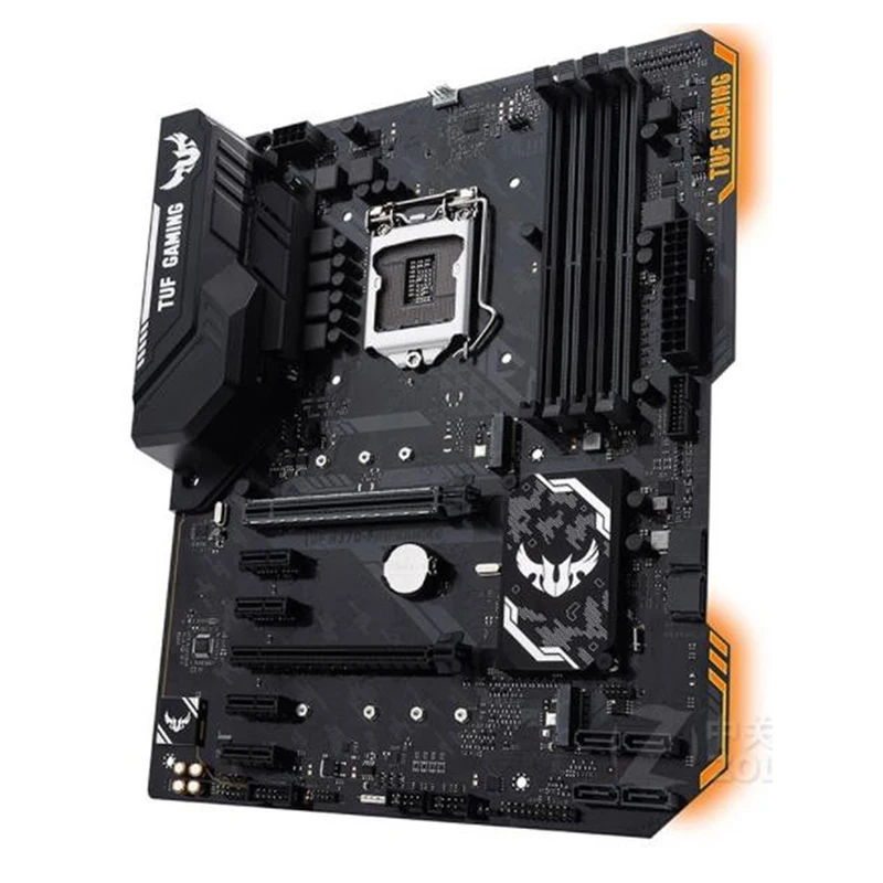 Placas-mãe usadas para TUF H370-PRO Gaming, Desktop Mainboard, LGA 1151, DDR4, 64GB, ATX, Intel H370, M.2, NVME, SATA III, USB 3.0