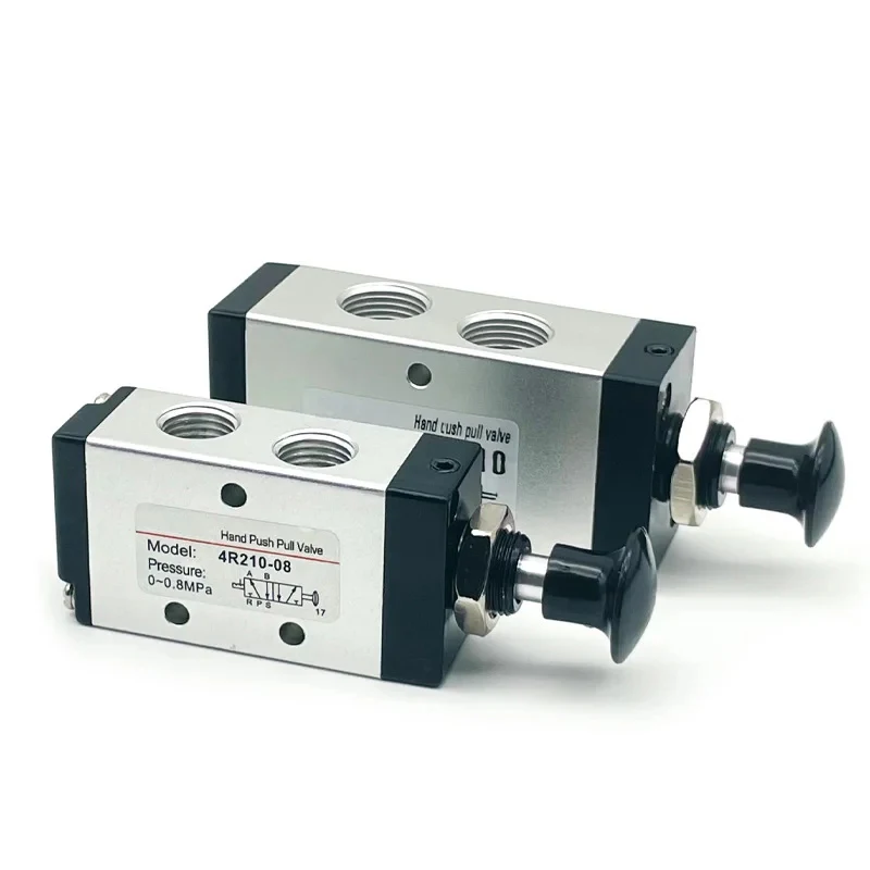 

Air Manual Valve 2 Way 5 Position 4R110-06/210-08/310-10/410-15 Push And Pull Pneumatic Switch Controller