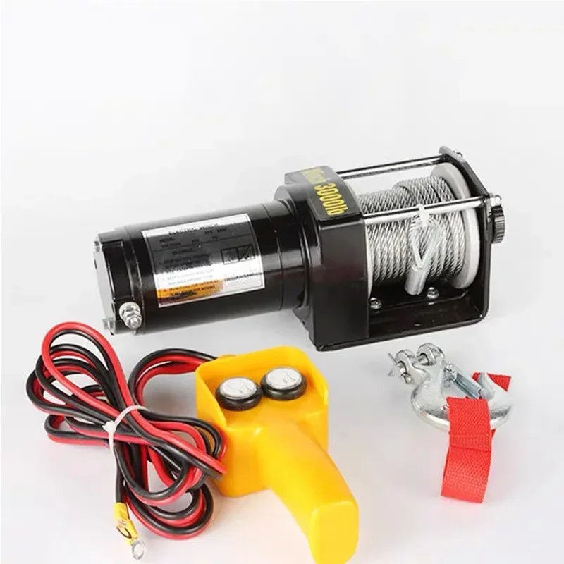 

High quality 12V/24V Electric Winches with 1 ton Capacity for sale