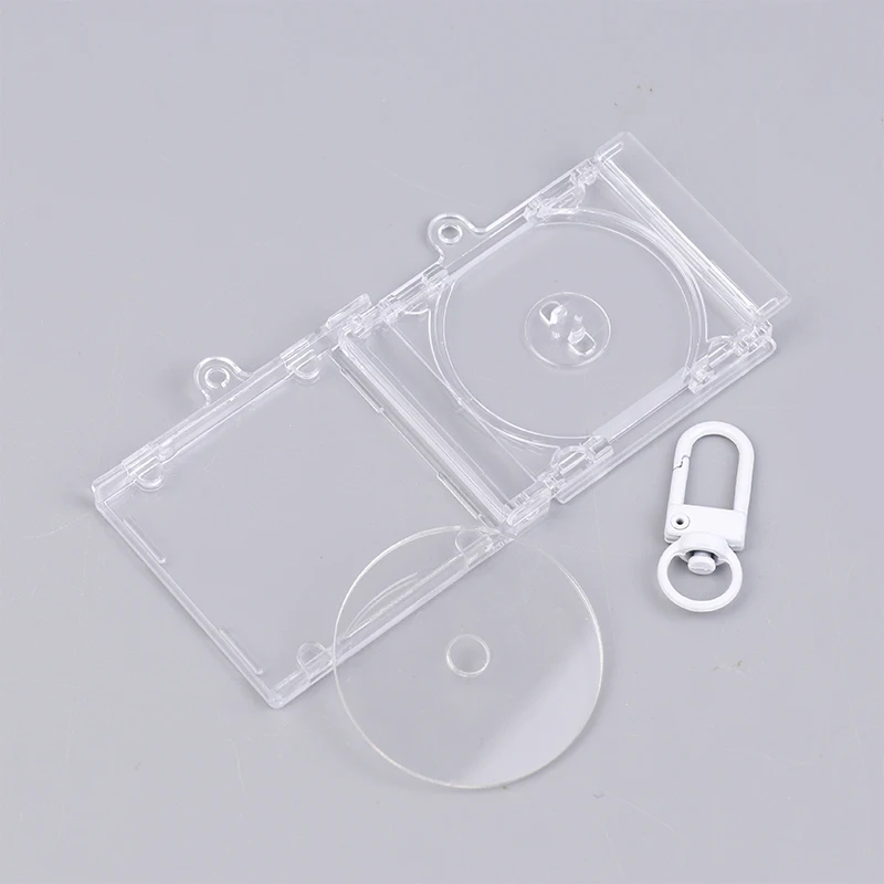 Mini NFC Functional CD Disc Case Key Chain Peripheral Commemorative Album Key Holder For DIY Backpack Pendant