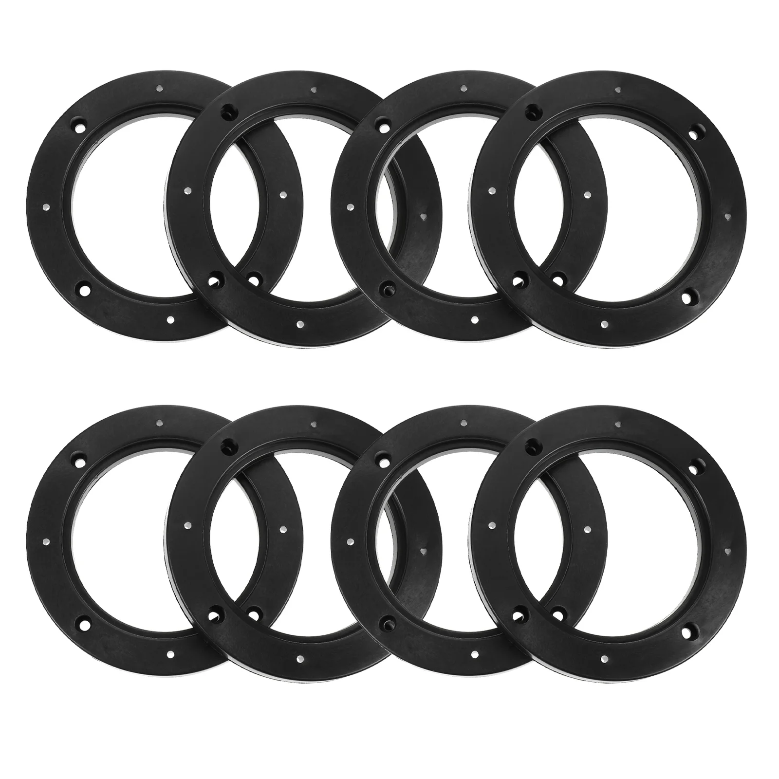 4 Pairs Plastic Horn Gasket Vehicles Speaker Spacers Phone Stand Car Washer Trumpet Adapter Ring Rings Auto Abs Mounting Cars